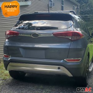 Hyundai Tucson Rear Diffuser Trim - Omac - Gloss Silver - '16-'18